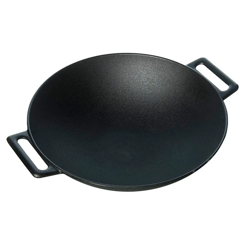 Wok parrillero hierro fundido Jim Beam