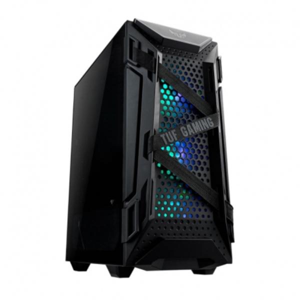 Case Asus Gaming RGB Mid Tower TUF GT301 Ventiladores 4 de 120MM con Malla Frontal – Negro