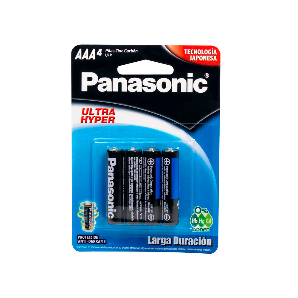 Bateria zinc aaa bl 4u