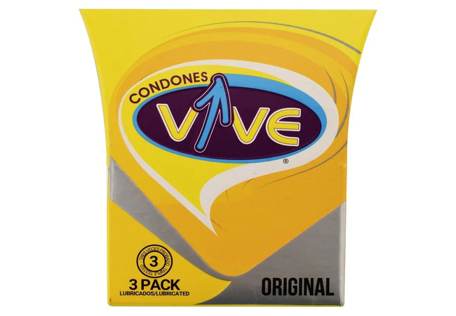 VIVE condones original 3 unidades