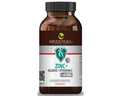 Zinc + Selenio + Vitamina C Ultra, 60 Capsulas