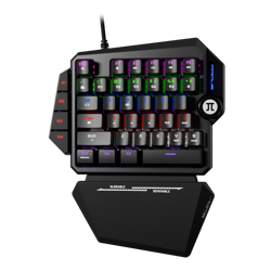 Teclado Gaming Primus Wired Ballista USB One Handed, Switch Roj
