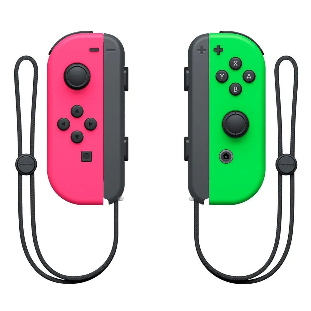 Nintendo Switch Original Joycon Color Rosado y Verde