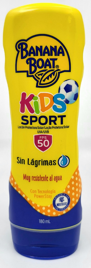 Banana Boat, Locion Protectora Solar, KIDS FPS 50, 180 ml