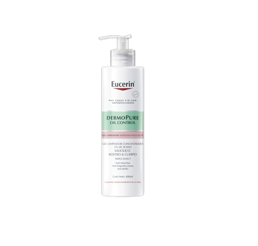 EUCERIN DERMO PURE GEL LIMPIADOR CONCENTRADO 400ML