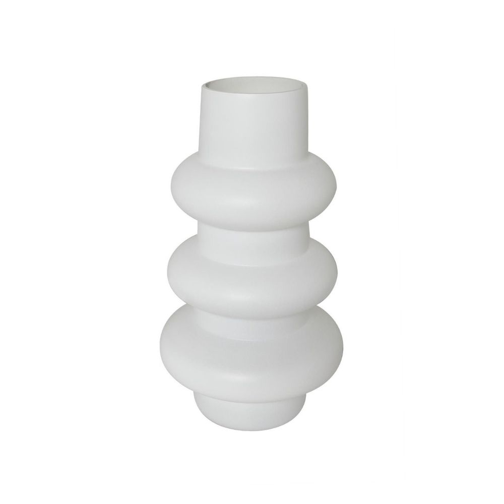 Jarron decorativo de vidrio 12pulgadas