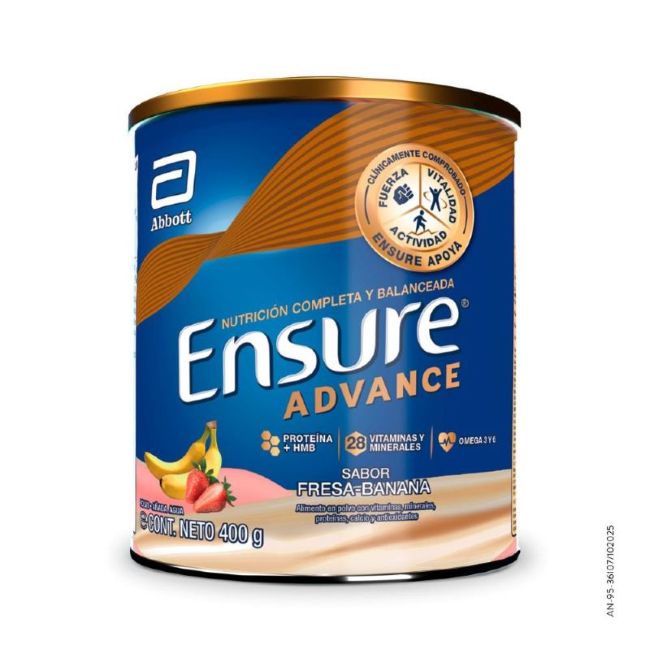 Ensure Advance fresa-banano 400 gramos