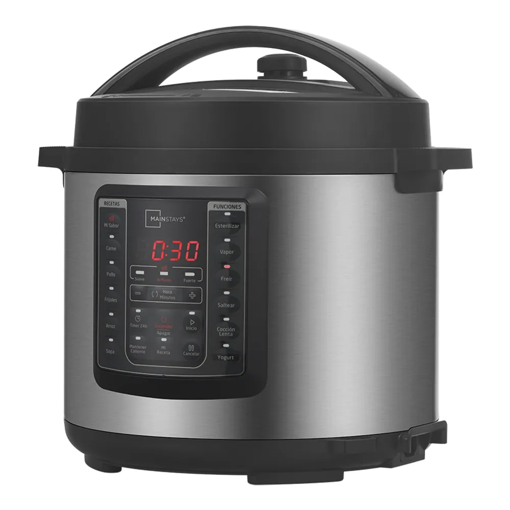 Olla multifuncional Mainstays con capacidad de 6 L