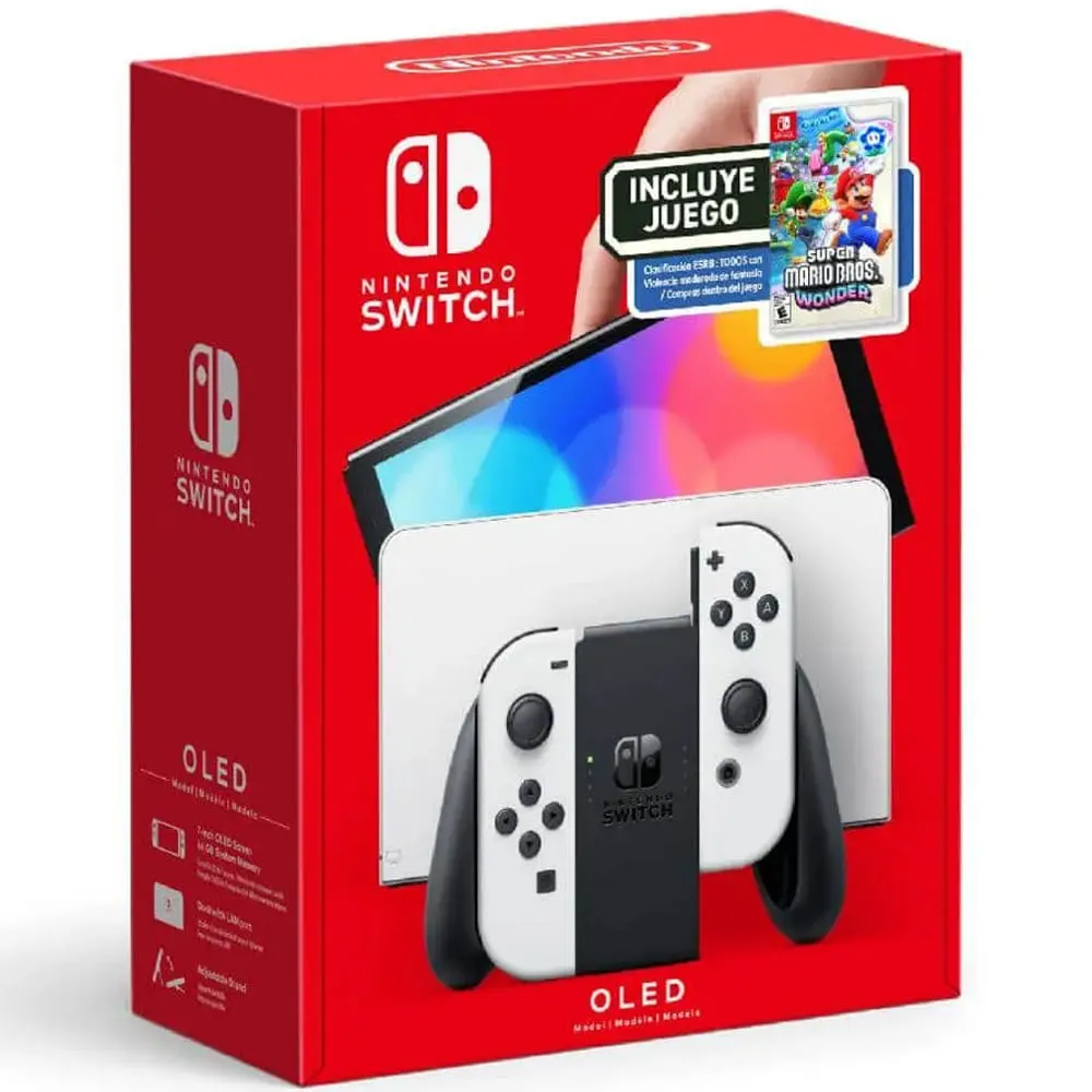Consola Nintendo Switch OLED + Super Mario Bros Wonder
