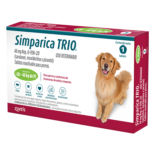 SIMPARICA TRIO 48 MG X 1 TAB
