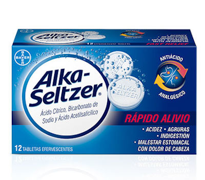 ALKA SELTZER TABLETAS EFERVESCENTES VIA ORAL