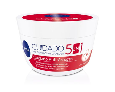 Nivea cuidado anti-arrugas crema facial 5 en 1 100 ml
