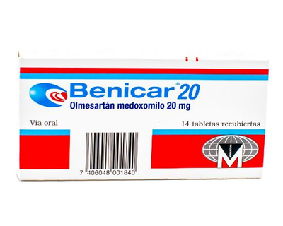 Benicar Menarini 20 20 Mg X 14 Tabletas