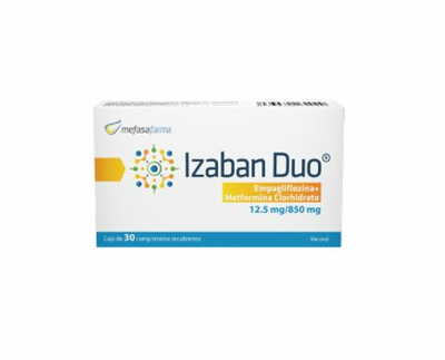 Izaban Duo 12.5/850 mg 30 comprimidos recubiertos