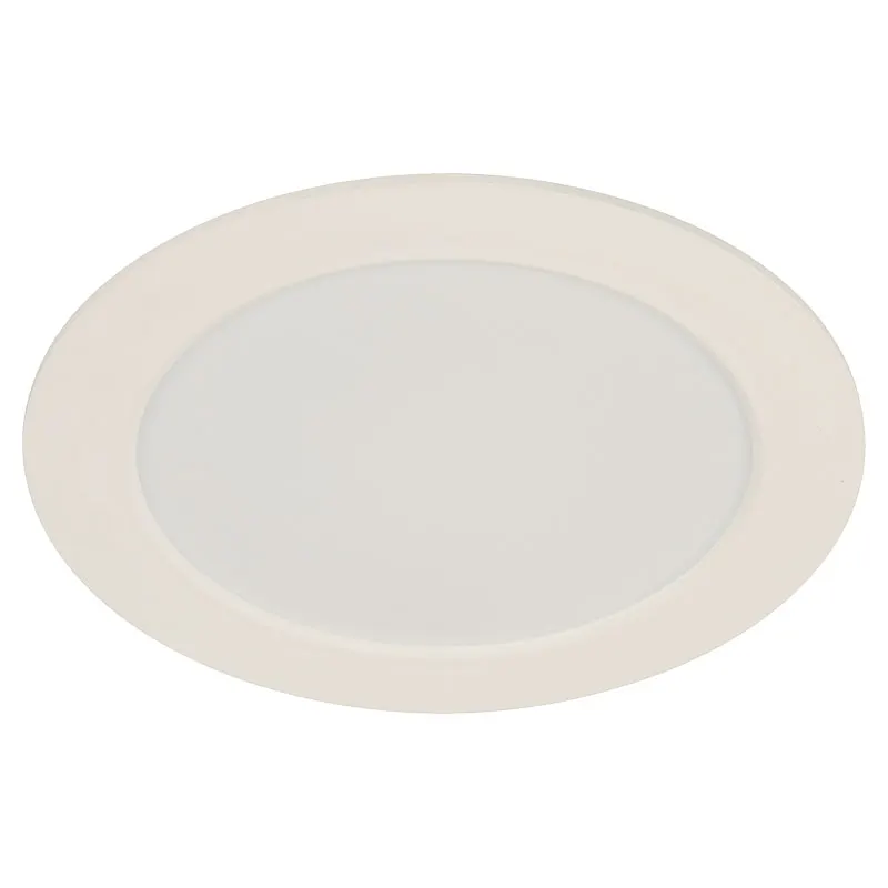 Panel LED de empotrar circular 12 W luz blanca