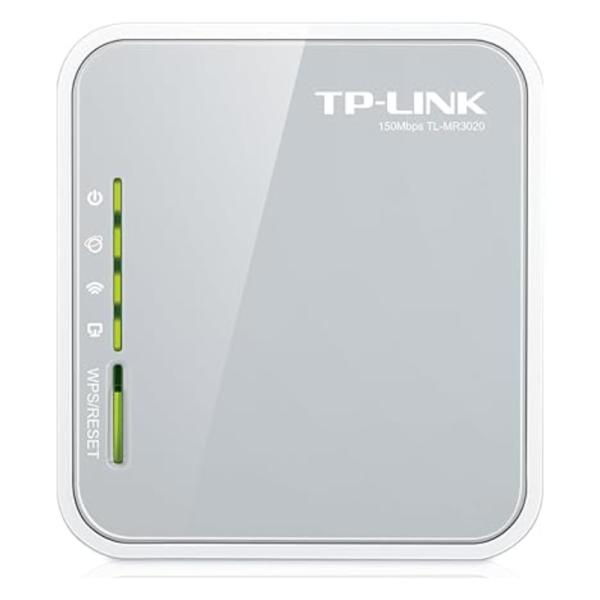 ROUTER TP LINK TL-MR3020 2.4 GHZ 150 MBPS 3G/4G USB MODO AP TL-MR3020(EU) GRIS/BLANCO
