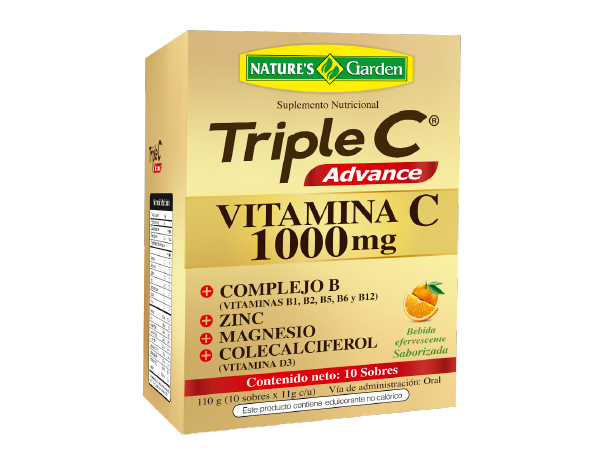 NATURES GARDEN TRIPLE C ADVANCE CAJA X 10 SOBRES