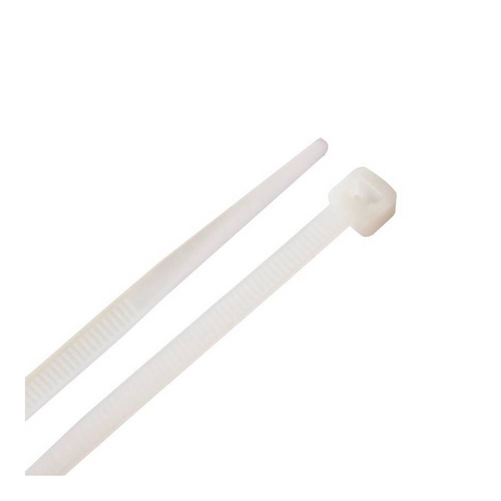 Amarra plastica blanca 18