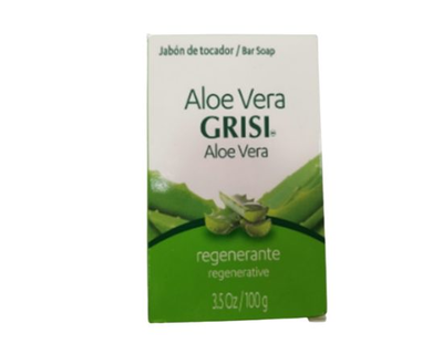 Jabon de Tocador, Aloe Vera, Grisi 100 g