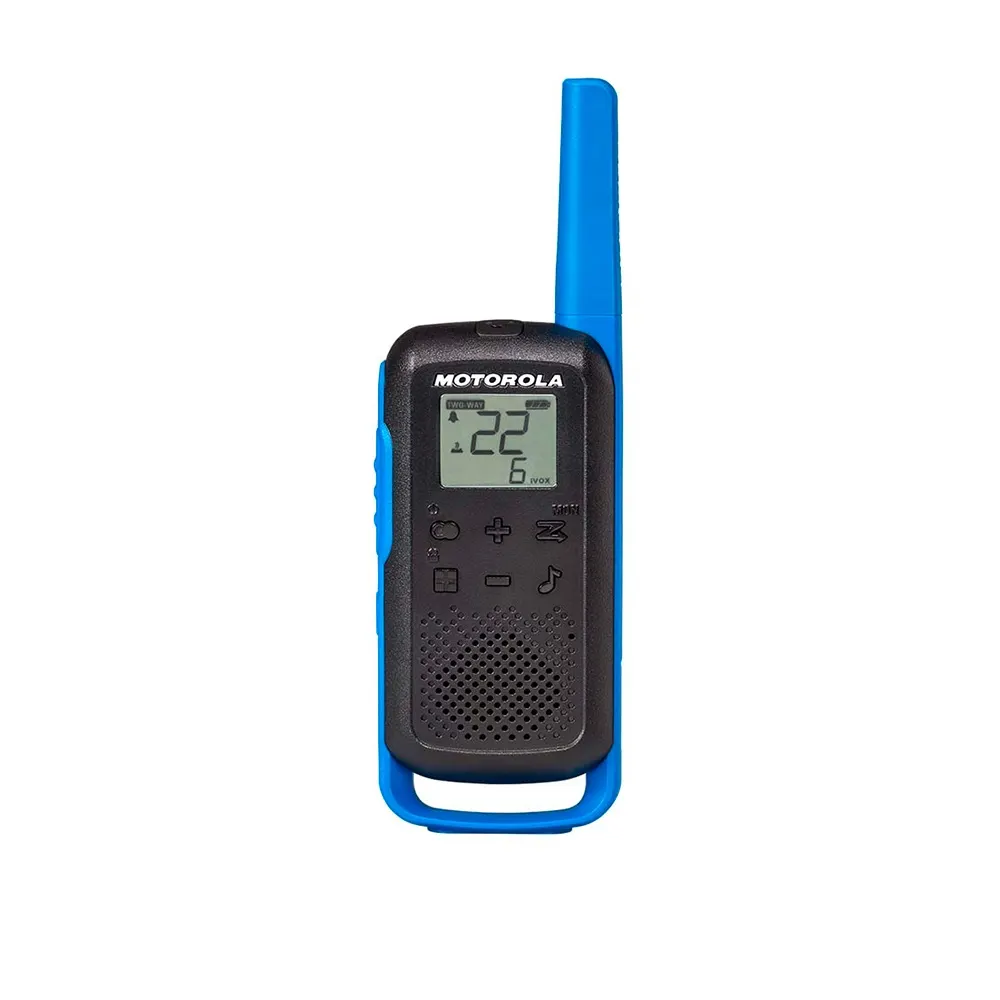 Walkie Talkie Motorola Talkabout T270 UHF Azul y Negro