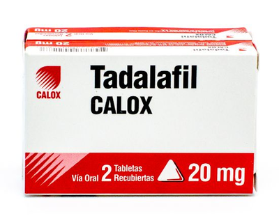 Tadalafil CALOX, 20 mg, 2 tabletas (Oferta1+1)