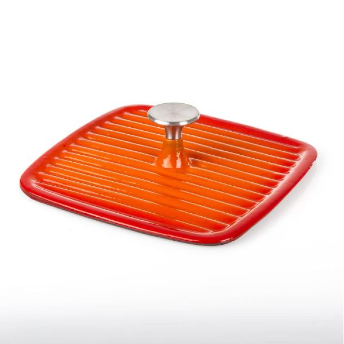 SARTEN PANINI ESMALTADO NARANJA OLD MOUNTAIN