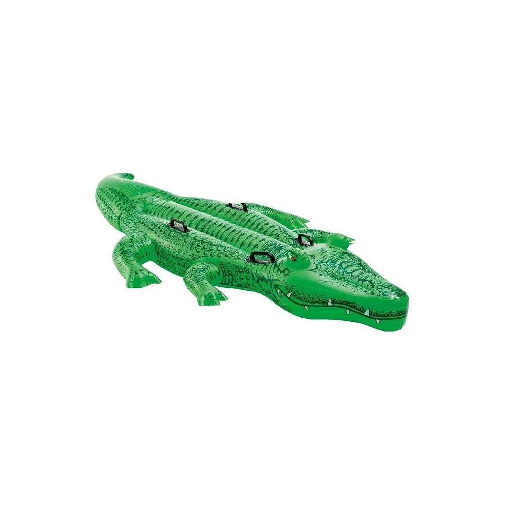Cocodrilo inflable verde 2.03x1.14 mts