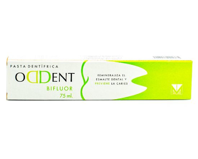 Crema dental Bifluor Oddent 75 ml