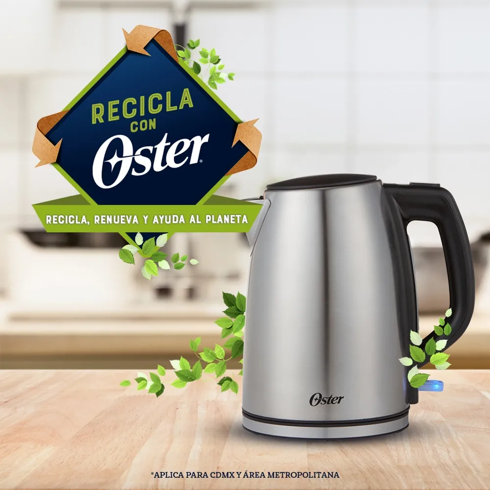 Hervidor Oster electrico acero 673SS