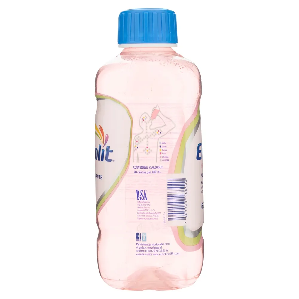 Suero Electrolit hidratante sabor fresa kiwi - 625 ml
