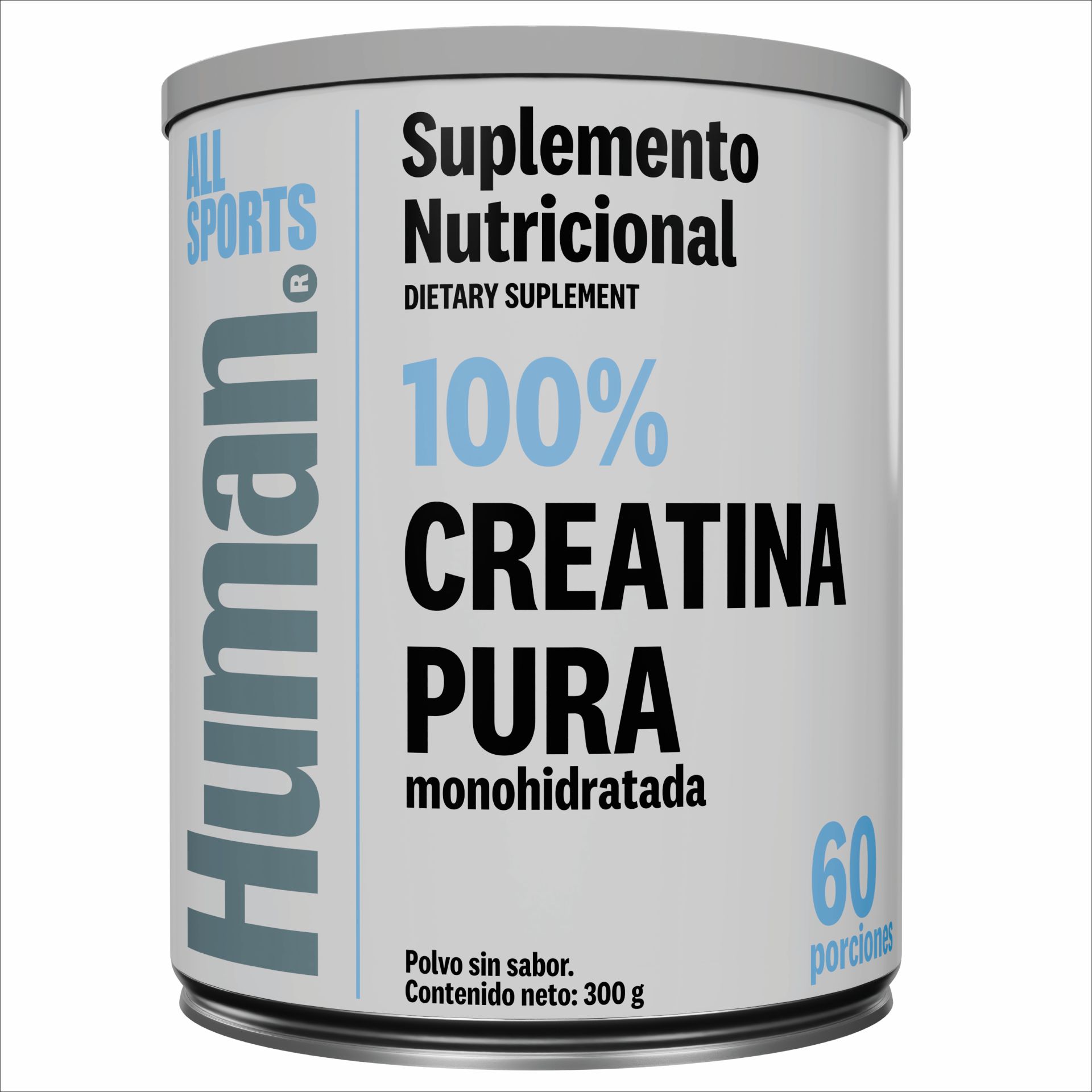 Human All Sports 100% Creatina 300 g