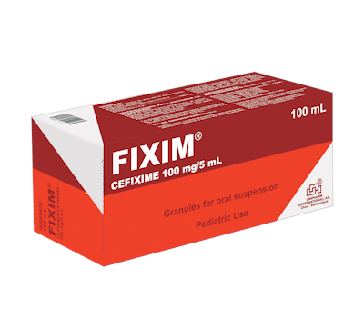 FIXIM 100 mg SUSPENSIÓN 100 ml