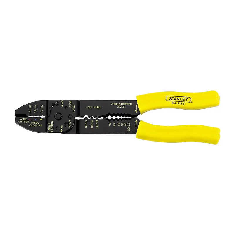 Alicate multiuso electricista 9 1/2" plástico Stanley