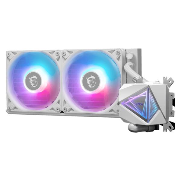 ENFRIAMIENTO LIQUIDO RGB MSI MAG CORELIQUID I240 WHITE AIO 240MM 306-7ZW7E21-C24 BLANCO