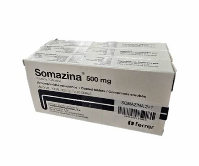 Somazina 500 mg 10 comprimidos (Oferta 2+1)