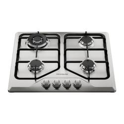 Frigidaire Plantilla De gas empotrable de 24″ vidrio 4 quemadores Acero inoxidable FTGY24R0EMS