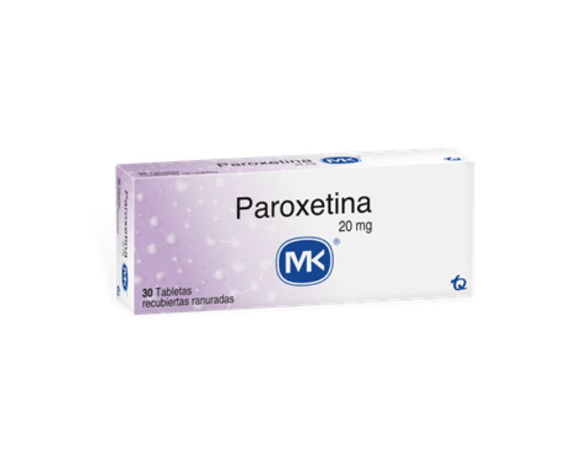 PAROXETINA MK 20 MG X 30 TABLETAS