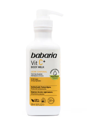 Babaria, Body milk vit C, 500 ml