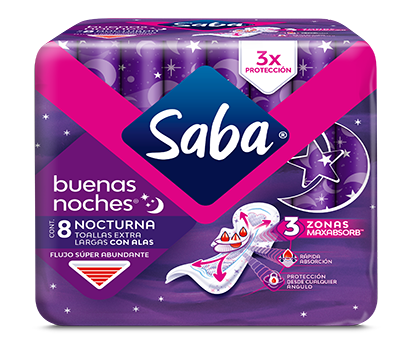 SABA BUENAS NOCHES CON ALAS 8 UNIDADES