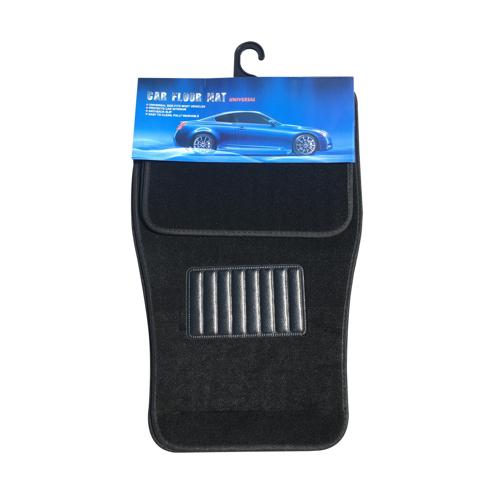 Alfombra de felpa para carro 4 unidades