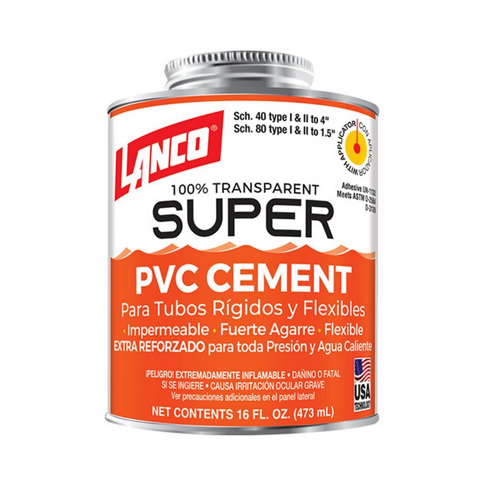 Pegamento para pvc 1-8 gal super cemento