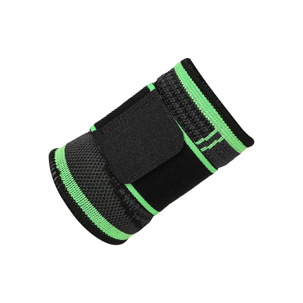 Soporte para muñeca ajustable negro-verde