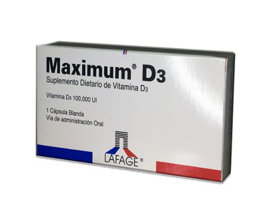 Maximum D3 1 capsula blanda