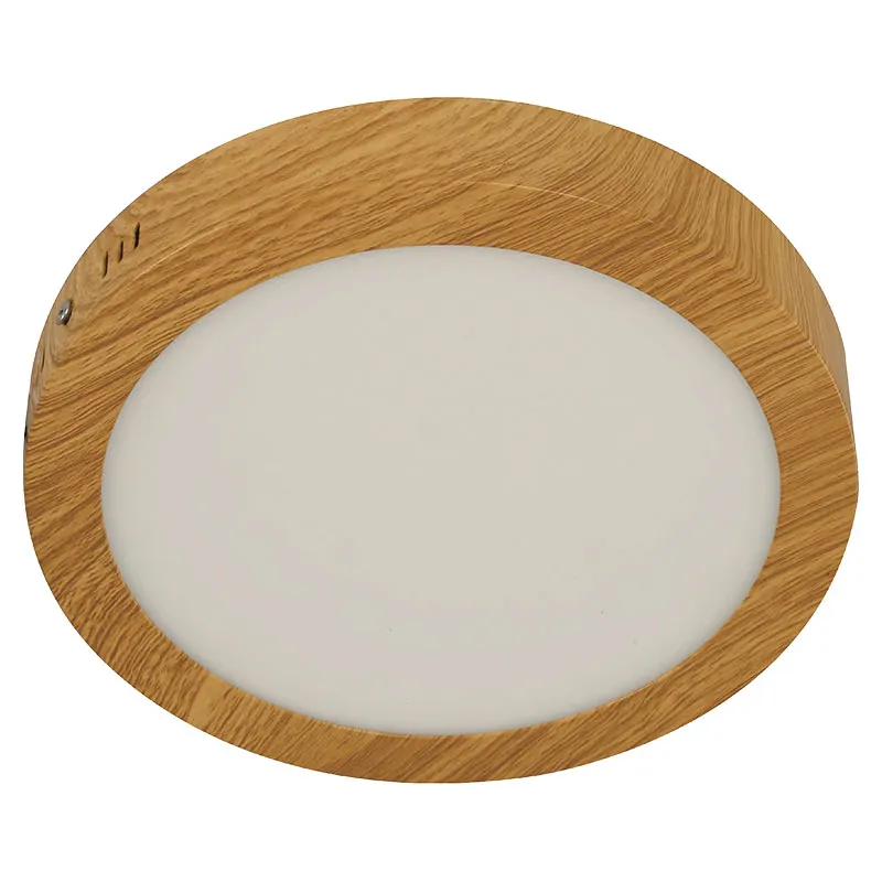 Panel led sobreponer 18 W madera luz fría