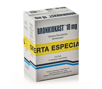 BRONKIOKAST 10 MG TABLETAS VÍA ORAL