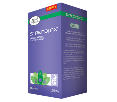 TOTAL NATURAL STRENO LAX 500 MG 50 CÁPSULAS
