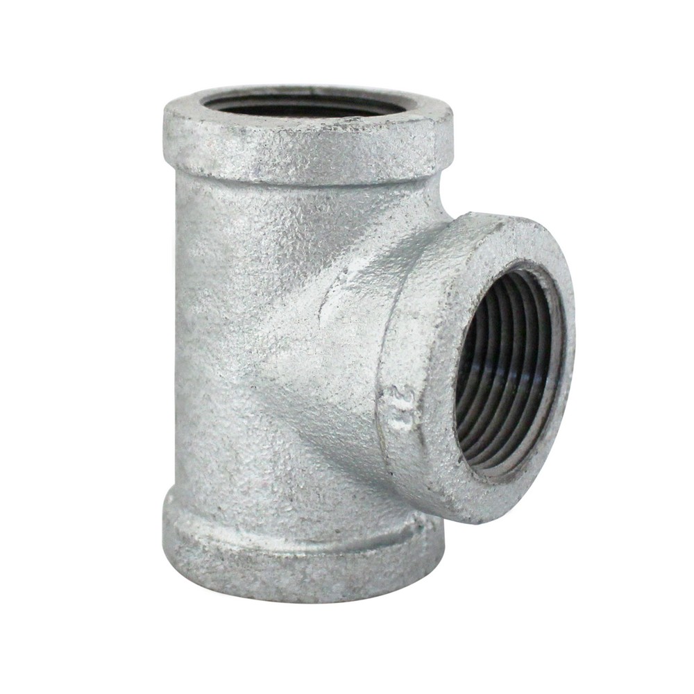 Tee galvanizada de 1 pulg