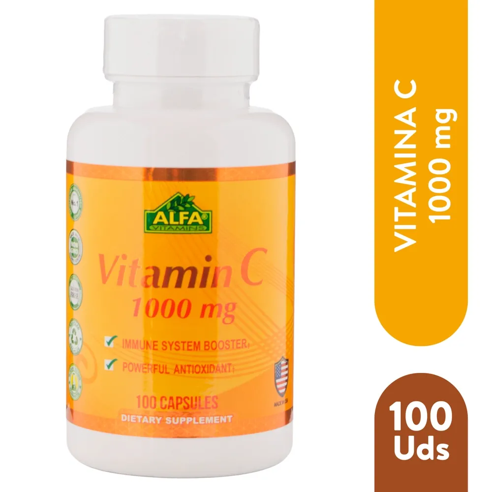 Vitamina C 1000 mg frasco 100 comprimidos
