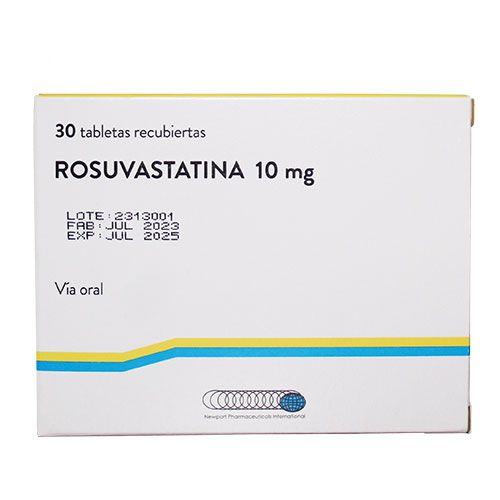 ROSUVASTATINA 10 MG X 30 TABS