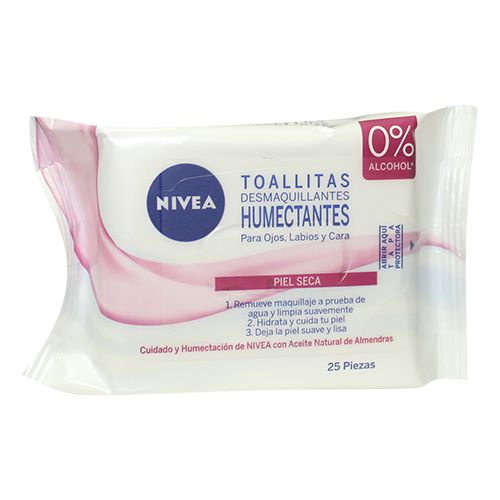 NIVEA VISAGE TOALLITA P/PIEL SECA X 25